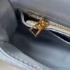 6930870f6e68136f4d9a8684 Top-tier Original Order Exclusive Real-shot M24186 M22891 Light Blue Full Leather Quilted Chain Bag Series GO-14 Teist Medium Handbag M22890