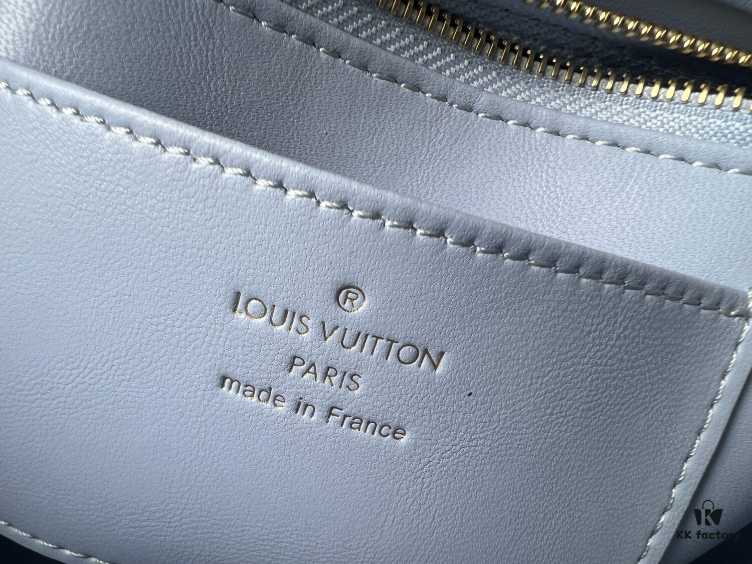 6930870f6e68136f4d9a8685 Top-tier Original Order Exclusive Real-shot M24186 M22891 Light Blue Full Leather Quilted Chain Bag Series GO-14 Teist Medium Handbag M22890
