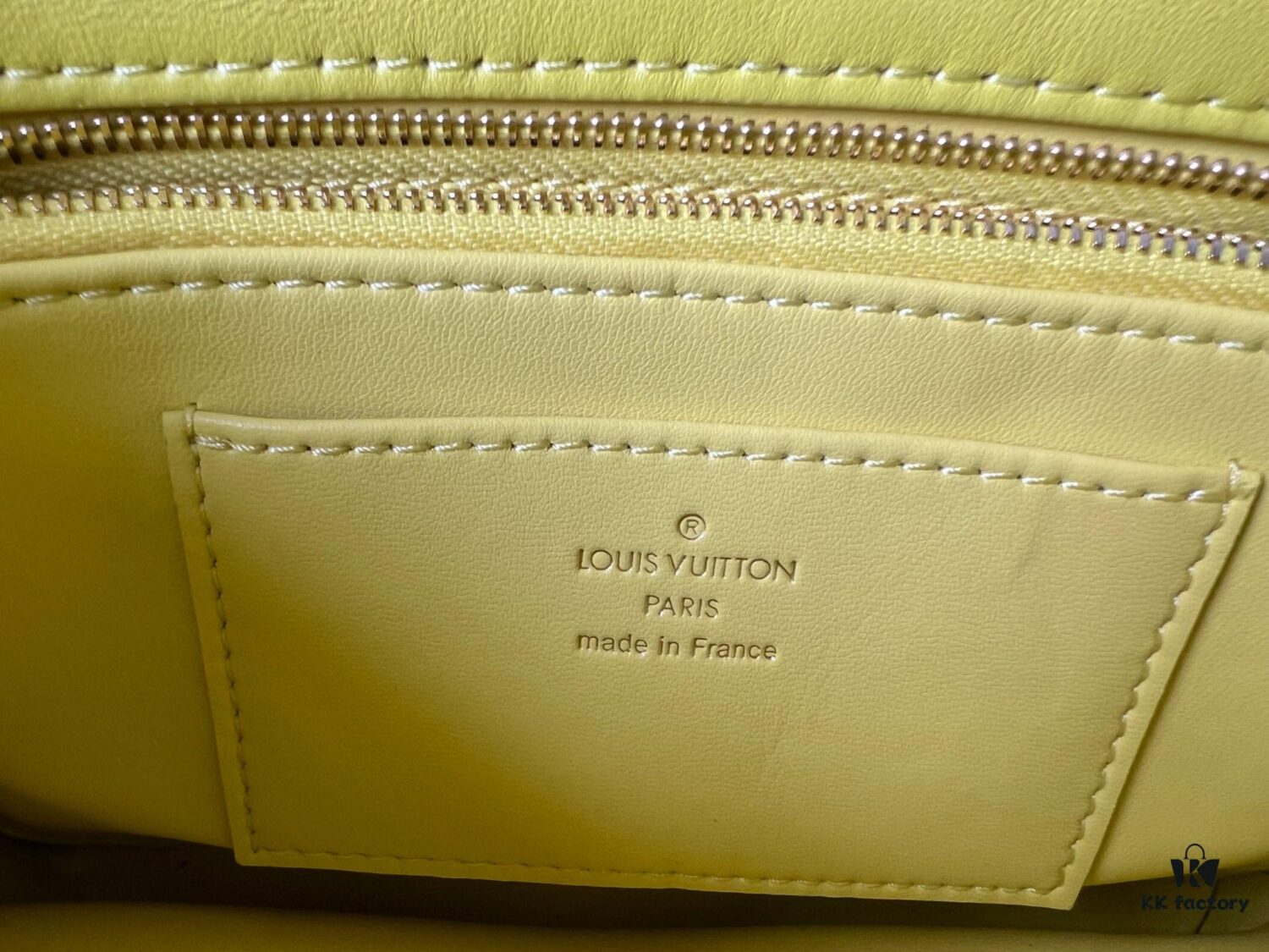 693087156e68136f4d9a868d Top Quality Original Order Exclusive Real Shot M22891 Lemon Yellow Full Leather Diamond Quilted Chain Bag Series GO-14 Teist Medium Handbag M22890