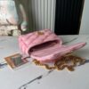 6930871d6e68136f4d9a869d Top-tier Original Order, Exclusive Real-shot M24465 M22891 Pink Full Leather Quilted Chain Bag Series GO-14 Teist Medium Handbag M22890