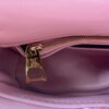 6930871f6e68136f4d9a869e Top-tier Original Order, Exclusive Real-shot M24465 M22891 Pink Full Leather Quilted Chain Bag Series GO-14 Teist Medium Handbag M22890