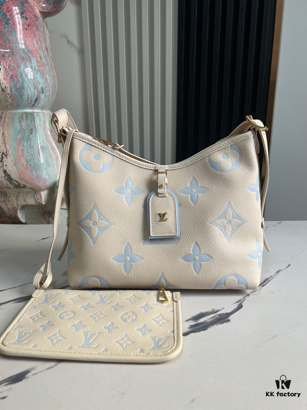 693087296e68136f4d9a86b1 Top Quality Original Order Exclusive Real Shot M46288 Beige with Blue Print Full Leather Shoulder Shopping Tote CarryAll Mini Bag - LV Milky Way M46288 White/Pink (Silkscreen) Mini Bag