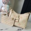 693087306e68136f4d9a86bc Top Quality Original Order Exclusive Real Shot M46288 Milky Beige Chocolate 24141 Full Leather Shoulder Shopping Bag Series CarryAll Small Handbag - LV Milky Way M46288 White/Pink (Silkscreen) Small Bag