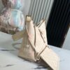 693087306e68136f4d9a86bd Top Quality Original Order Exclusive Real Shot M46288 Milky Beige Chocolate 24141 Full Leather Shoulder Shopping Bag Series CarryAll Small Handbag - LV Milky Way M46288 White/Pink (Silkscreen) Small Bag