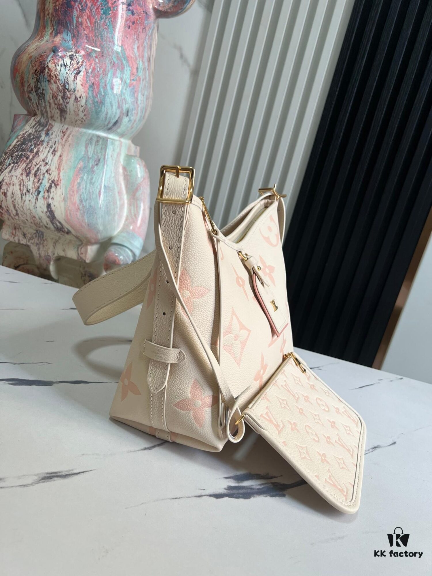 693087306e68136f4d9a86bd Top Quality Original Order Exclusive Real Shot M46288 Milky Beige Chocolate 24141 Full Leather Shoulder Shopping Bag Series CarryAll Small Handbag - LV Milky Way M46288 White/Pink (Silkscreen) Small Bag