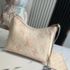 693087316e68136f4d9a86bf Top Quality Original Order Exclusive Real Shot M46288 Milky Beige Chocolate 24141 Full Leather Shoulder Shopping Bag Series CarryAll Small Handbag - LV Milky Way M46288 White/Pink (Silkscreen) Small Bag