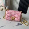 693087346e68136f4d9a86c3 M23625 Pink Full-Leather Chain Bag Series PICO GO-14 Handbag