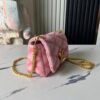 693087366e68136f4d9a86c5 M23625 Pink Full-Leather Chain Bag Series PICO GO-14 Handbag