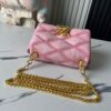 693087386e68136f4d9a86ca M23625 Pink Full-Leather Chain Bag Series PICO GO-14 Handbag