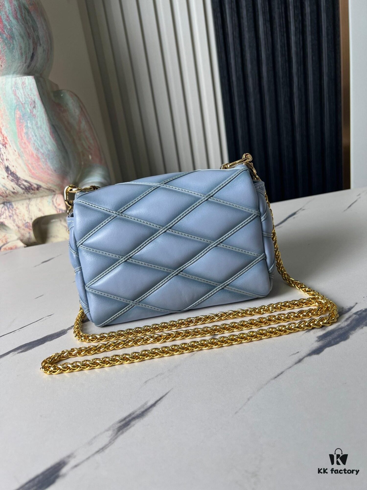 6930873c6e68136f4d9a86d0 Top-tier Original Order Exclusive Real-shot M83071 Misty Blue M23625 M82752 Full Leather Chain Bag Series PICO GO-14 Handbag