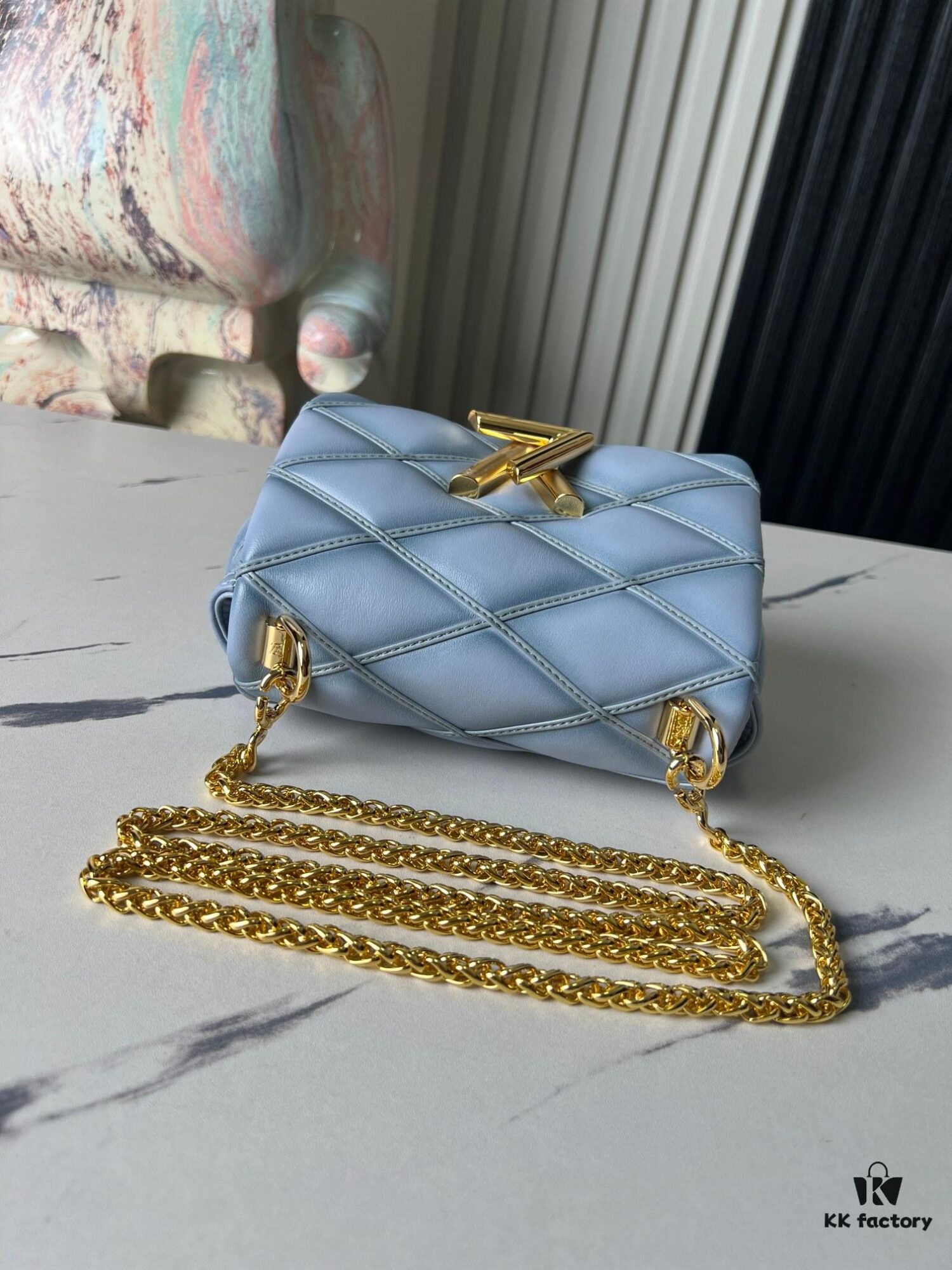 6930873c6e68136f4d9a86d2 Top-tier Original Order Exclusive Real-shot M83071 Misty Blue M23625 M82752 Full Leather Chain Bag Series PICO GO-14 Handbag