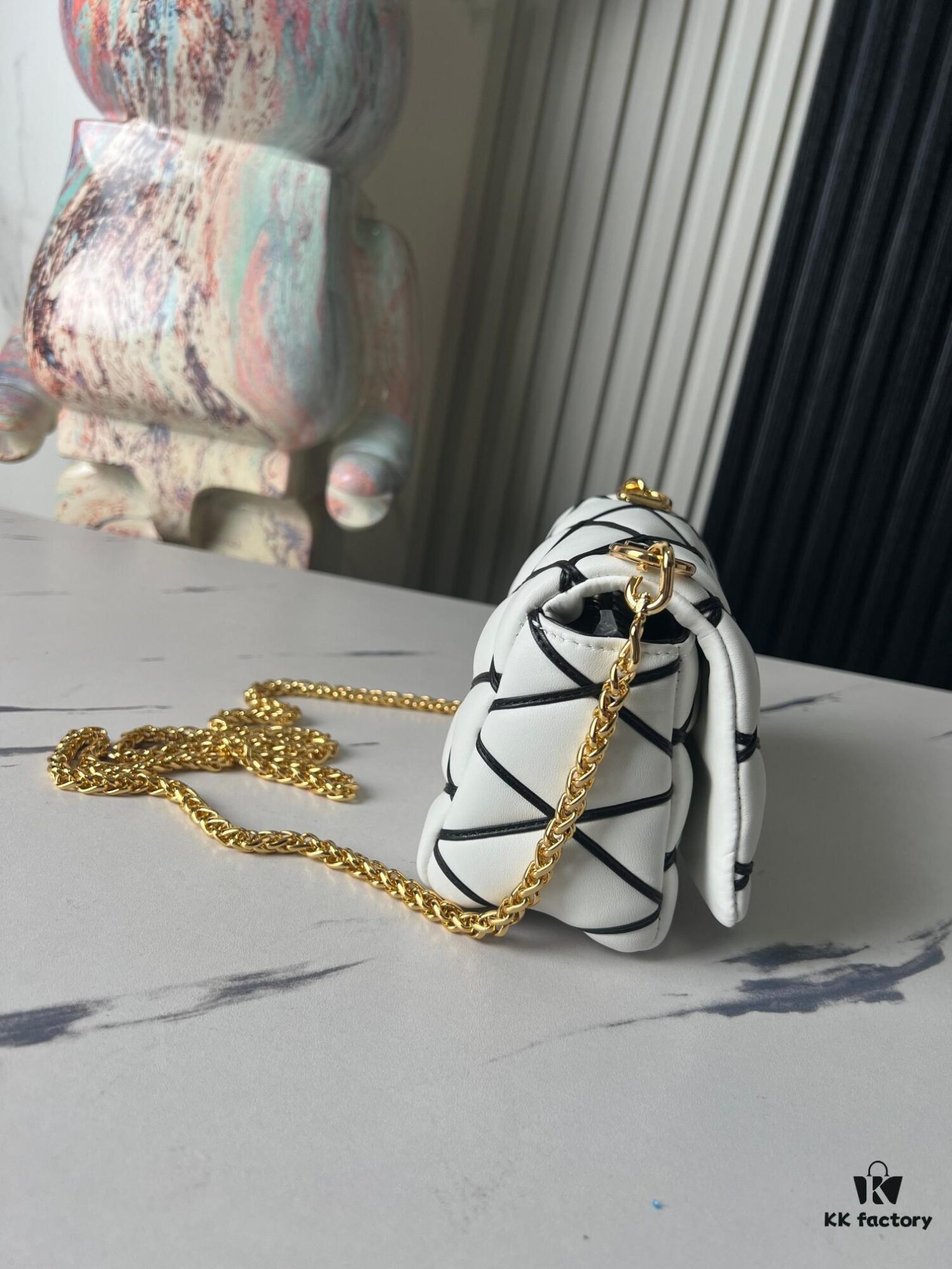 693087456e68136f4d9a86e1 Top-tier Original Order Exclusive Real Photos M23762 White M23625 M82752 Full Leather Chain Bag Series PICO GO-14 Handbag