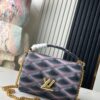 693087506e68136f4d9a86f1 Top Quality Original Design Exclusive Real Shot M23569 M22891 Black Gradient Full Leather Diamond Quilted Chain Bag Series GO-14 Teist Medium Handbag M22890