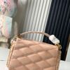 693087566e68136f4d9a86fd Top-Quality Original Order Exclusive Real Shot M24465 M22891 Beige Full Leather Quilted Chain Bag Series GO-14 Teist Medium Handbag M22890