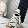 6930875b6e68136f4d9a8705 Top-tier Original Order, Exclusive Real Photography: M22890 White Full Leather Quilted Chain Bag Series GO-14 Teist Medium Handbag M22891