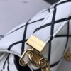 6930875c6e68136f4d9a8708 Top-tier Original Order, Exclusive Real Photography: M22890 White Full Leather Quilted Chain Bag Series GO-14 Teist Medium Handbag M22891