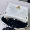 6930875d6e68136f4d9a8709 Top-tier Original Order, Exclusive Real Photography: M22890 White Full Leather Quilted Chain Bag Series GO-14 Teist Medium Handbag M22891
