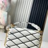 6930875d6e68136f4d9a870a Top-tier Original Order, Exclusive Real Photography: M22890 White Full Leather Quilted Chain Bag Series GO-14 Teist Medium Handbag M22891