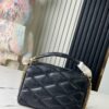 693087656e68136f4d9a8718 Top-tier Original Order Exclusive Real Shot M22891 Black Full Leather Quilted Chain Bag Series GO-14 Teist Medium Handbag M22890