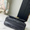 693087656e68136f4d9a8719 Top-tier Original Order Exclusive Real Shot M22891 Black Full Leather Quilted Chain Bag Series GO-14 Teist Medium Handbag M22890