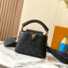 6930876e6e68136f4d9a8726 Upgraded M20741 LV Broderie Anglaise Embroidered Gold Button Capucines Mini Bag