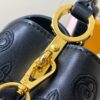 693087716e68136f4d9a872d Upgraded M20741 LV Broderie Anglaise Embroidered Gold Button Capucines Mini Bag