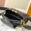 693087716e68136f4d9a872e Upgraded M20741 LV Broderie Anglaise Embroidered Gold Button Capucines Mini Bag