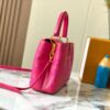 693087736e68136f4d9a8730 Upgraded M20742 LV Broderie Anglaise Embroidered Gold Button Capucines BB Bag