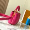 693087796e68136f4d9a873a Upgraded M20741 LV Broderie Anglaise Embroidered Gold Button Capucines Mini Bag