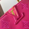 6930877a6e68136f4d9a873b Upgraded M20741 LV Broderie Anglaise Embroidered Gold Button Capucines Mini Bag