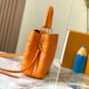 6930877c6e68136f4d9a8740 Upgraded M20742 LV Broderie Anglaise Embroidered Gold Button Capucines BB Bag