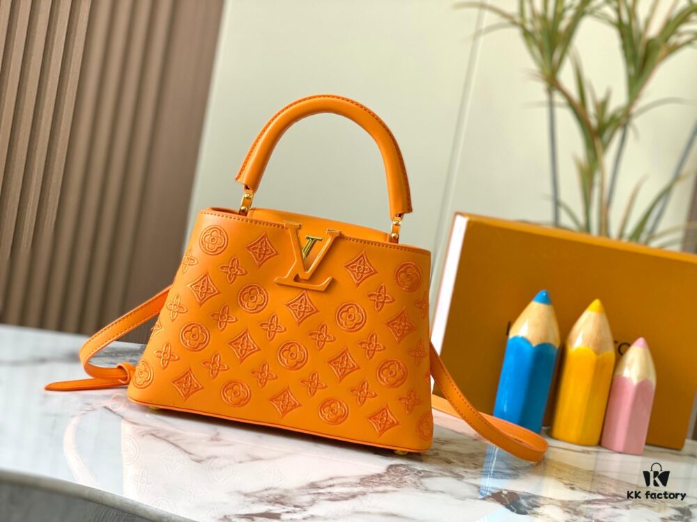 6930877d6e68136f4d9a8741 Upgraded M20742 LV Broderie Anglaise Embroidered Gold Button Capucines BB Bag