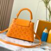 6930877e6e68136f4d9a8744 Upgraded M20742 LV Broderie Anglaise Embroidered Gold Button Capucines BB Bag