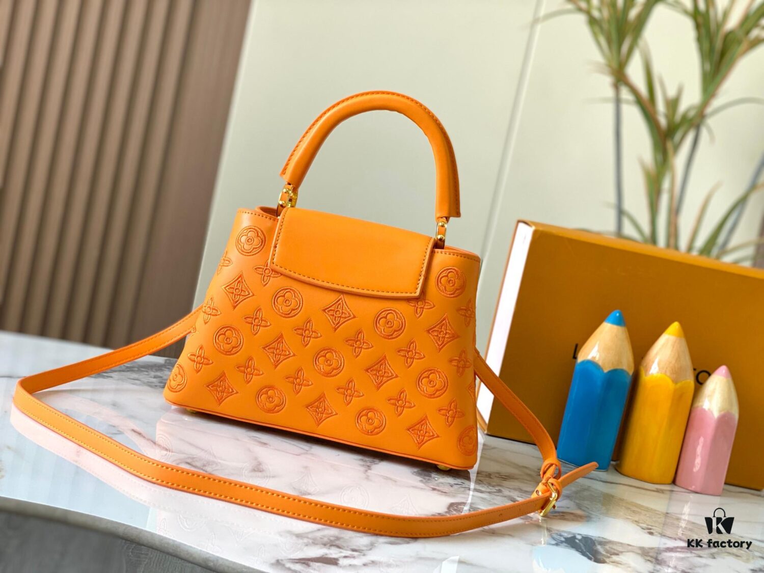 6930877e6e68136f4d9a8744 Upgraded M20742 LV Broderie Anglaise Embroidered Gold Button Capucines BB Bag