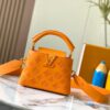 693087826e68136f4d9a8749 Upgraded M20741 LV Broderie Anglaise Embroidered Gold Button Capucines Mini Bag