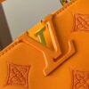693087846e68136f4d9a874d Upgraded M20741 LV Broderie Anglaise Embroidered Gold Button Capucines Mini Bag