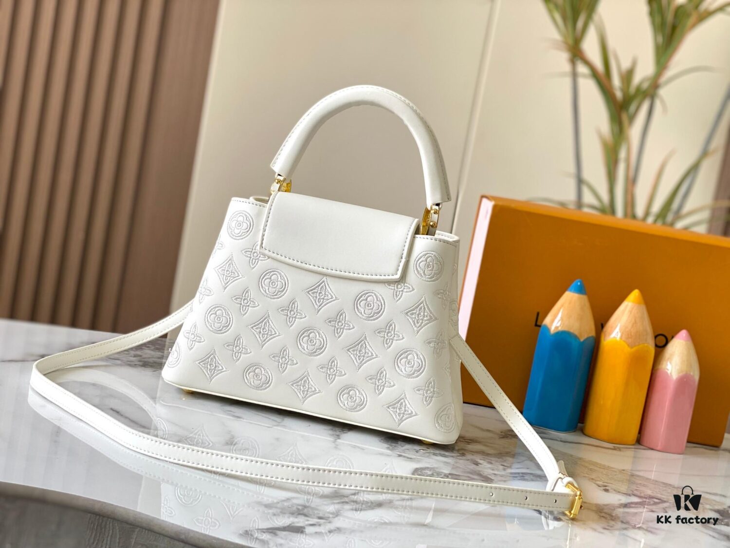 693087886e68136f4d9a8753 Upgraded M20742 Broderie Anglaise Embroidered Gold Button Capucines BB Bag