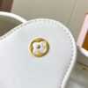 6930878c6e68136f4d9a875a Upgraded M20742 Broderie Anglaise Embroidered Gold Button Capucines BB Bag