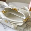 Upgraded M20741 LV Broderie Anglaise Embroidered Gold Button Capucines Mini Bag