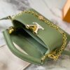 693087cc6e68136f4d9a87cf Upgraded M23950 Green Mini Capucines Handbag with Lovelock Chain
