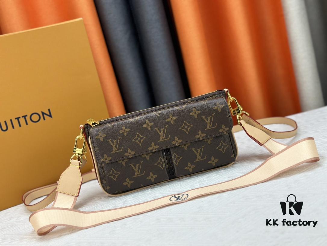 693087d86e68136f4d9a87e9 Original Design, Full Steel Hardware 👏👏 Vibe Bag Inspired by the 2003 Viva-cité Bag, Crafted in Monogram Canvas with Compact Silhouette