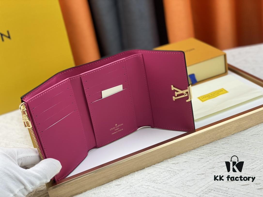 693087f96e68136f4d9a8842 M62157/62158 Soft Leather Wallet Inspired by Iconic Design Lines
