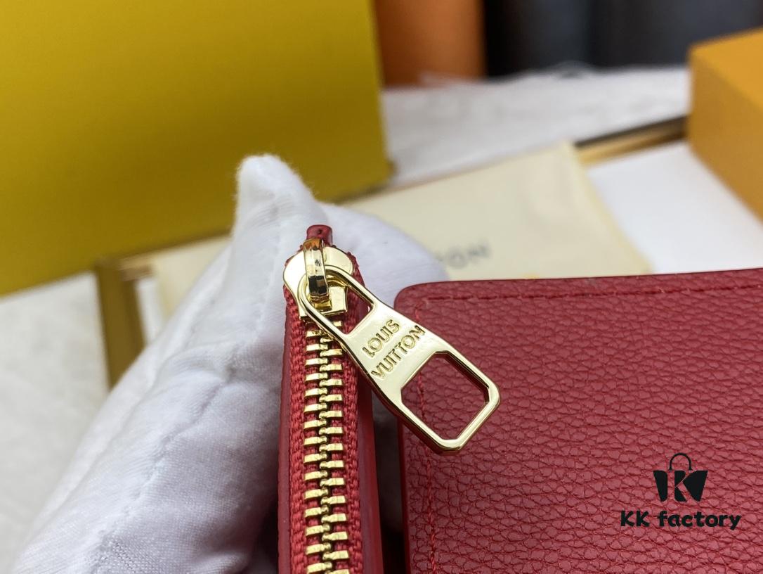 693087fd6e68136f4d9a884c M62157/62158 Soft Leather Wallet with LV Logo Wrap, Inspired by Iconic Design Lines