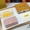 693087fe6e68136f4d9a8850 M62157/62158 Soft Leather Wallet Inspired by Iconic Design Lines