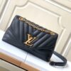 693088116e68136f4d9a887a LV NEW WAVE Chain Bag V-Quilted Handbag 58552 Black 58552 Apricot Yellow 58549 White 58550 Coffee 58664 Green 58553 Rose Red