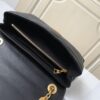 693088156e68136f4d9a8880 LV NEW WAVE Chain Bag V-Quilted Handbag 58552 Black 58552 Apricot Yellow 58549 White 58550 Coffee 58664 Green 58553 Rose Red