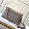 693088166e68136f4d9a8885 LV NEW WAVE Coffee Chain Bag with V-Quilting 58550