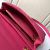 6930881e6e68136f4d9a8891 Haiyuan Original M58553 Rose Red LV New Wave Chain Bag with V-Shaped Quilting