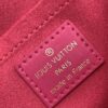 6930881e6e68136f4d9a8893 Haiyuan Original M58553 Rose Red LV New Wave Chain Bag with V-Shaped Quilting