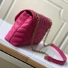 6930881f6e68136f4d9a8895 Haiyuan Original M58553 Rose Red LV New Wave Chain Bag with V-Shaped Quilting